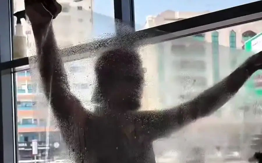 Residential window film install — Solar Gard, Sharjah